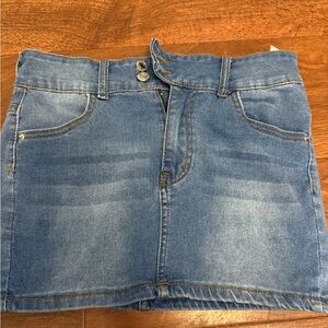 Jean Mini Skirt